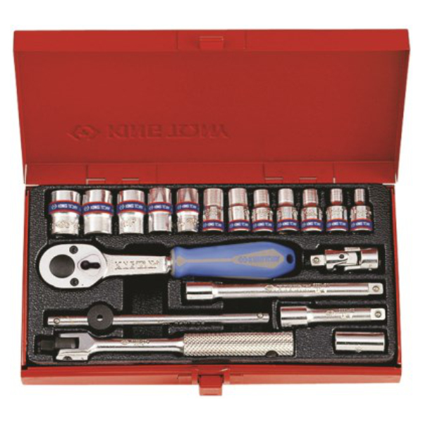 SOCKET SET 19PC 1/4" 4-13MM 12P 2021MR